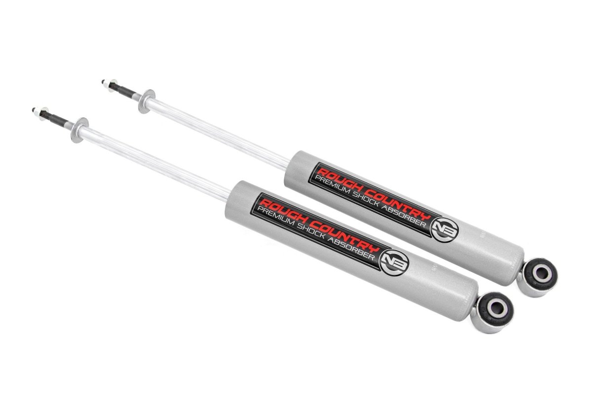 Toyota 4Runner Front Shocks - Rough Country - N3 - Metallic Silver - '86-'95